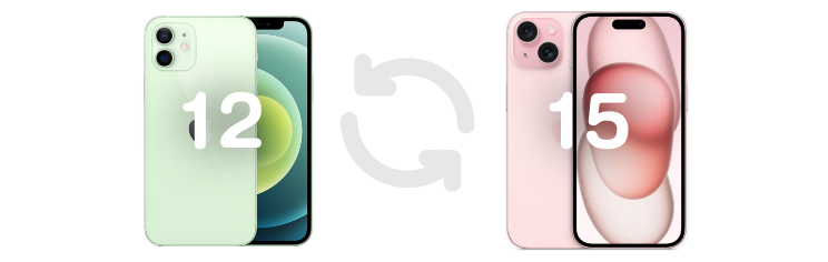 iPhone12からiPhone15へ買い替え