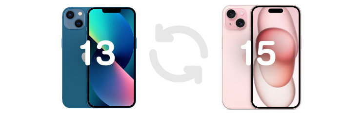 iPhone13からiPhone15へ買い替え