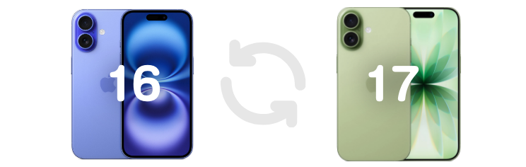 iPhone16からiPhone17へ買い替え