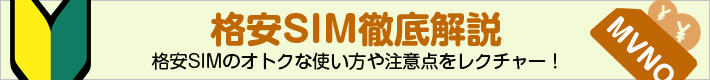 格安SIM徹底解説