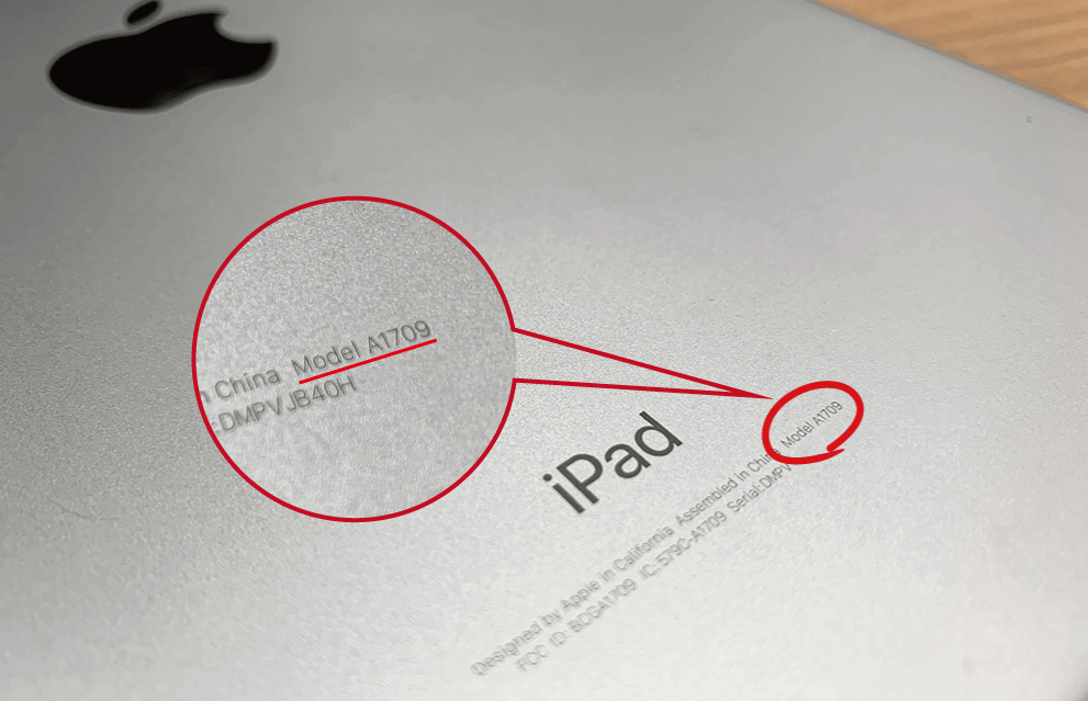 iPad簡単見分け方