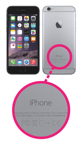 iPhone6モデル確認