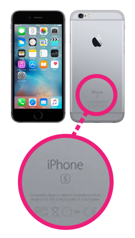 iPhone6sモデル確認