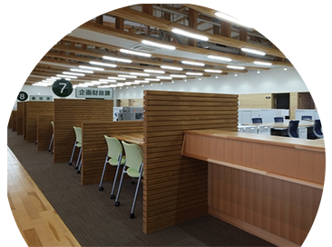 市区町村役場の窓口イメージ